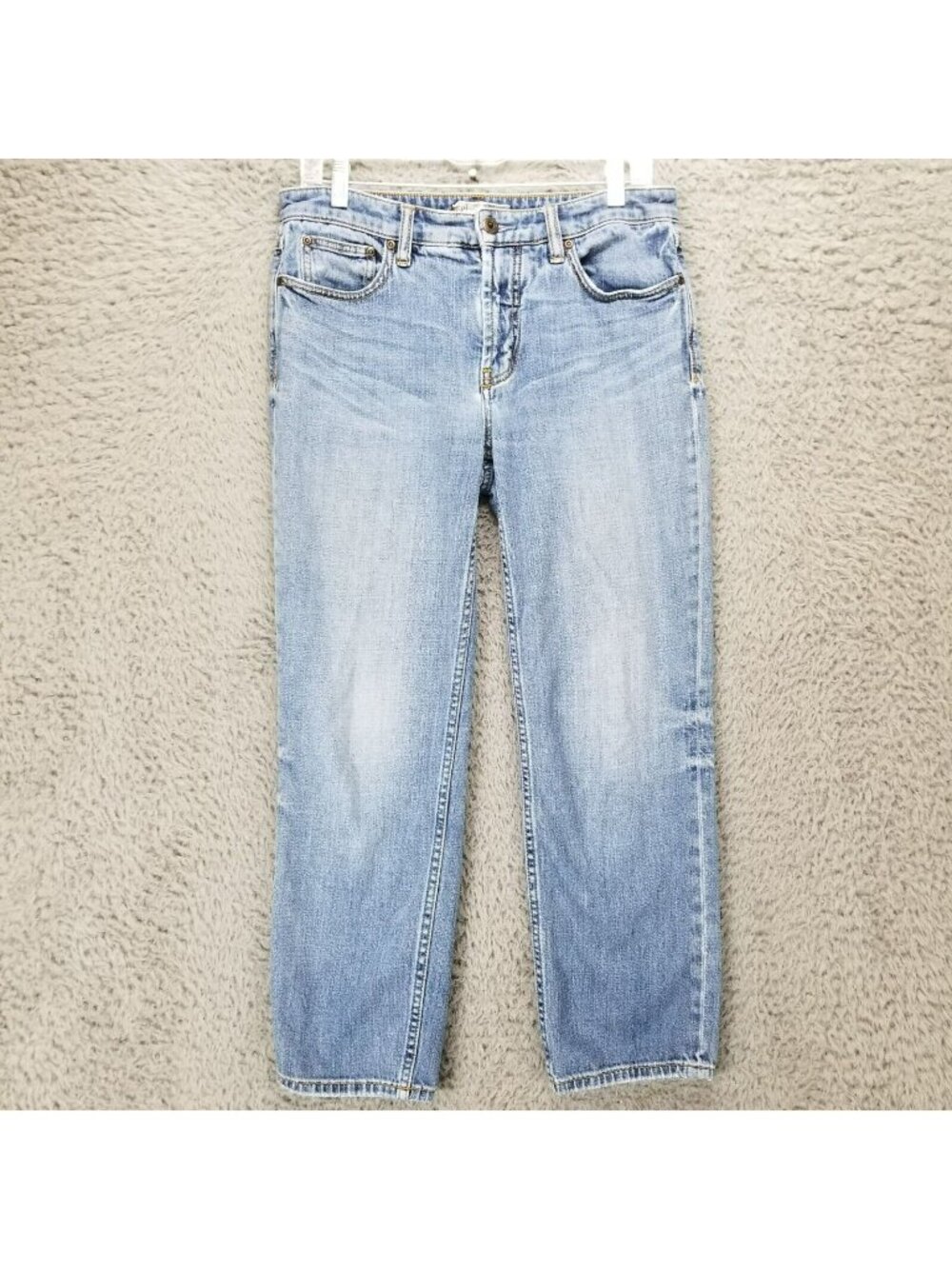Free People Jeans Womens 28 Blue Stretch Denim Cropped *Read*